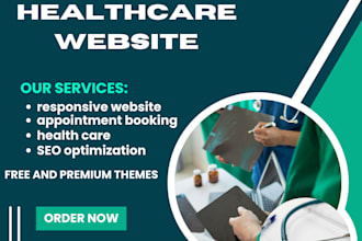 design and redesign healthcare and medical websites in wordpress