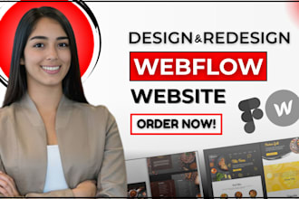 build webflow website design, redesign webflow wix website figma to webflow