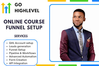 do gohighlevel course funnel automate online sales membership site client portal