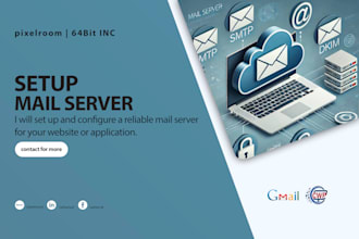 set up and configure mail servers using PHP