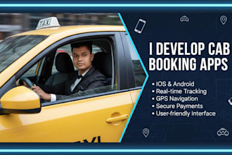 do cab and taxi booking apps in flutter for android and IOS platforms