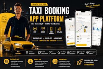 do cab and taxi booking apps in flutter for android and IOS