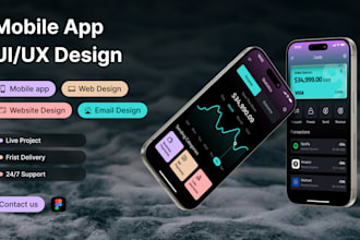 design a premium banking, crypto, or finance app UI