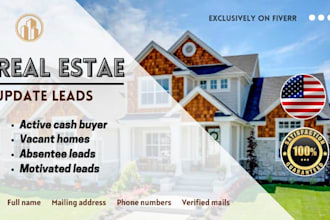 provide updated real estate cash buyers and motivated sellers leads