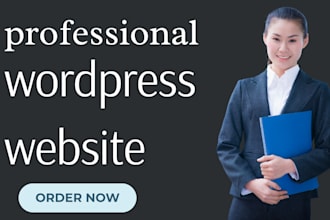 design clean and responsive wordpress website