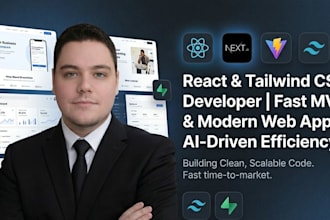 develop a minimalist react website