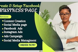 create facebook ads campaign fb page create and setup business page