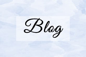 write blogs for your website