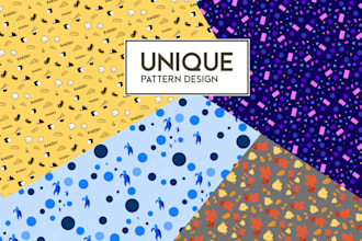 design unique modern pattern designs