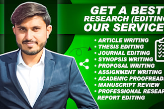 expert research report editing, academic proofreading, manuscript review