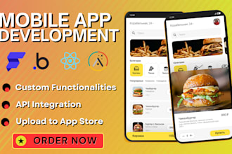 build android app ios mobile app flutter flutterflow app bubble app development