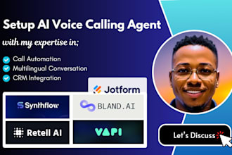 build setup vapi bland synthflow jotform retell ai calling agent ai voice agent