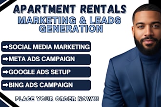 generate qualified apartment rental leads with facebook, instagram and google ad