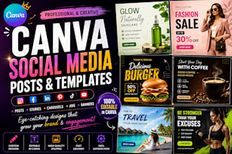 design canva social media posts and ads