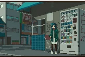 design pixel art game assets, sprites, and illustration