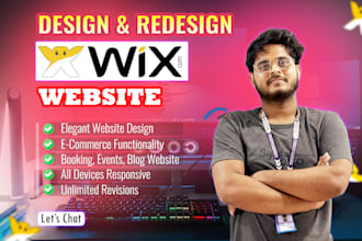 be your wix expert,wix developer to build wix website design or wix online store