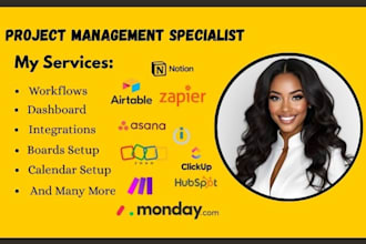 setup monday monday crm clickup trello asana ghl monday com notion template