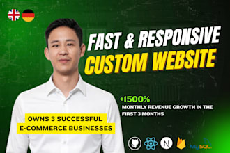 build a responsive and fast custom website