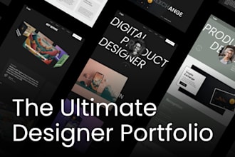 design a sleek and professional portfolio or resume website