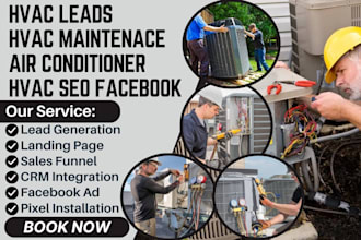 generate hvac leads hvac maintenance air conditioner leads hvac SEO facebook ads