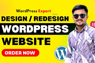 build, rebuild wordpress website, revamp, redesign wordpress website design
