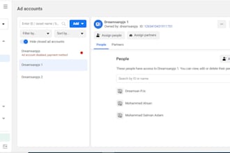 create your fb insta business page business manager ad account ad campaign