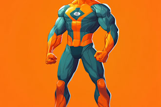 marvel style comic book superhero character