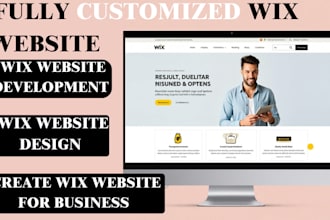 build a custom wix website design wix website development for your business