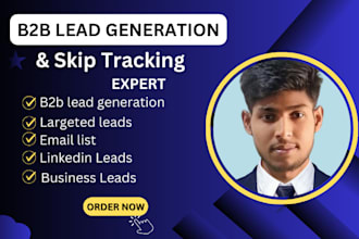 provide professionals in b2b lead generation linkedin lead email list building
