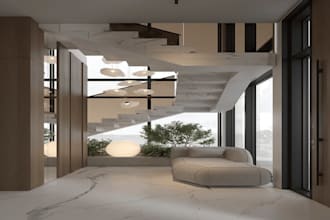 design  photorealistic 3d interior renderings for living room, bedroom, kitchen