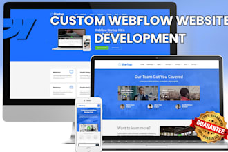 design and develop a stunning webflow website
