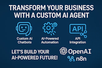 create ai agents for you using open ai, deepseek and n8n
