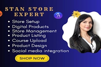 do stan store marketing for stanstore stan store design stanstore product upload