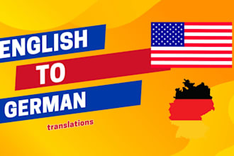 manually translate english to german, german to english