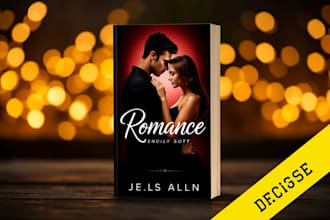 design erotic romance book cover book and print ready cover