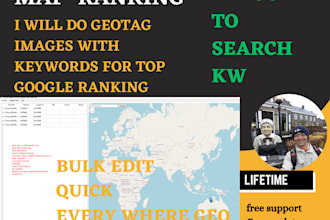 optimize and geotag 30 images for higher google maps ranking