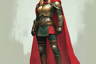 make amazing retro comic, superhero character
