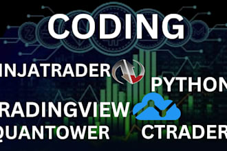 code tradingview, python, ctrader, quantower, ninjatrader 8 and thinkorswim
