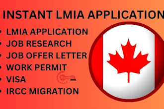 do verified instant approval work permit lmia  application job offer letter