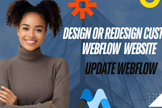 design, fix or update webflow website convert figma to webflow, fix webflow bugs