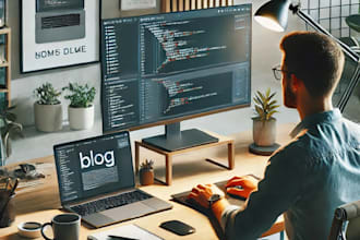 be your expert laravel developer for blogging websites