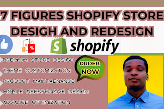 set up profitable 7 figures shopify store drop shipping website
