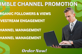 do a rumble and youtube channel promotion for you