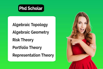 assist in algebraic topology geometry risk portfolio representation theory