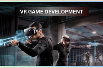 design VR game or apps in unity and unreal engine multiplayer oculus quest PC