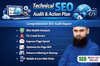 provide a professional manual technical SEO audit and action plan