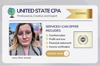 write verified CPA letter, income letter, expense ratio letter, mortgage letter