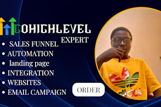 clone gohighlevel website go highlevel landing page sales funnel duda expert