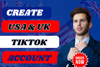 get a verified USA, UK tiktok account without VPN