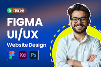 design responsive figma website mockup ui ux design for landing page website